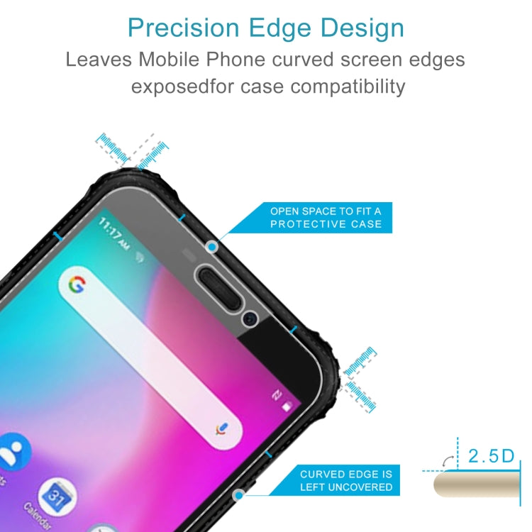 10 PCS 0.26mm 9H 2.5D Tempered Glass Film For AGM A10