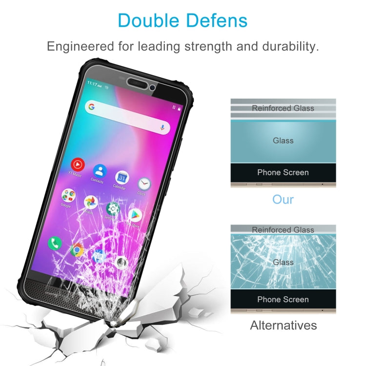 10 PCS 0.26mm 9H 2.5D Tempered Glass Film For AGM A10