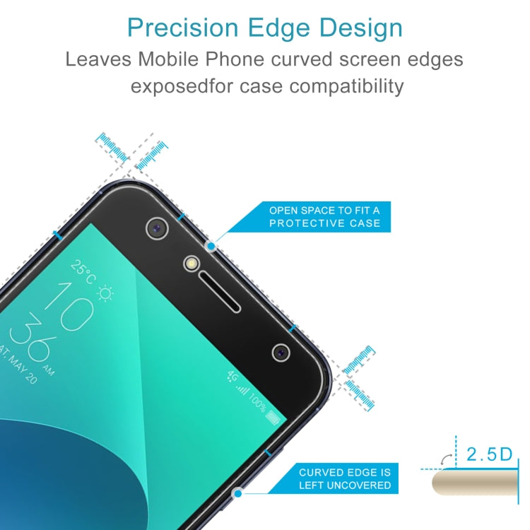 10 PCS 0.26mm 9H 2.5D Tempered Glass Film For Asus ZenFone 4 Selfie ZD553KL