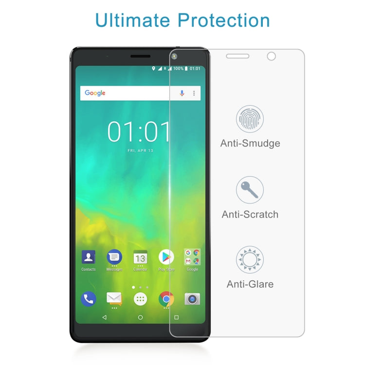 10 PCS 0.26mm 9H 2.5D Tempered Glass Film For Blackberry Evolve X