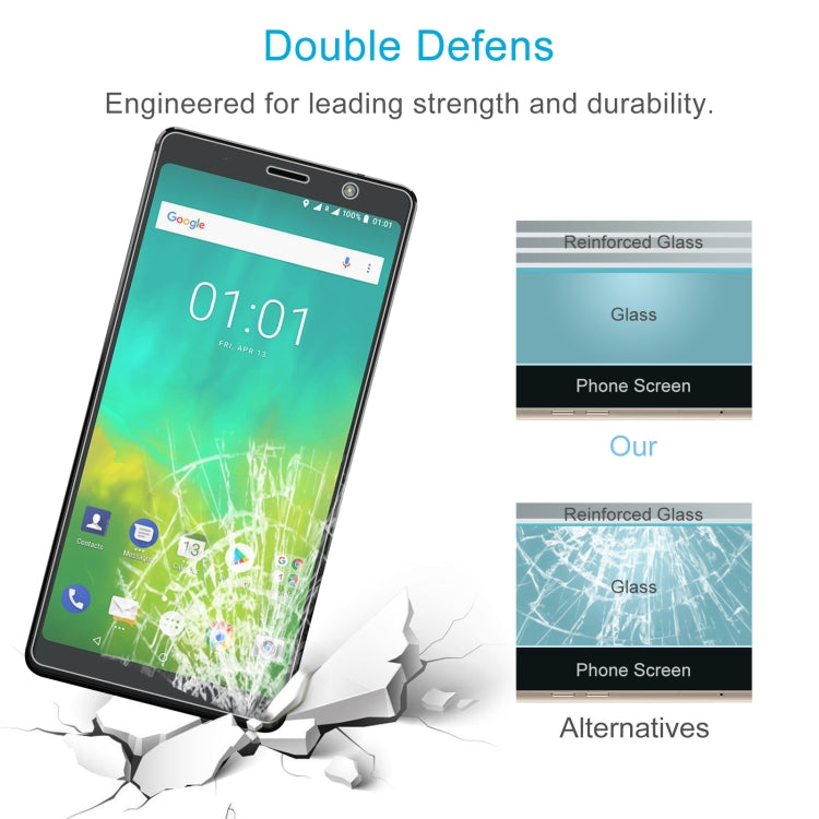 10 PCS 0.26mm 9H 2.5D Tempered Glass Film For Blackberry Evolve X