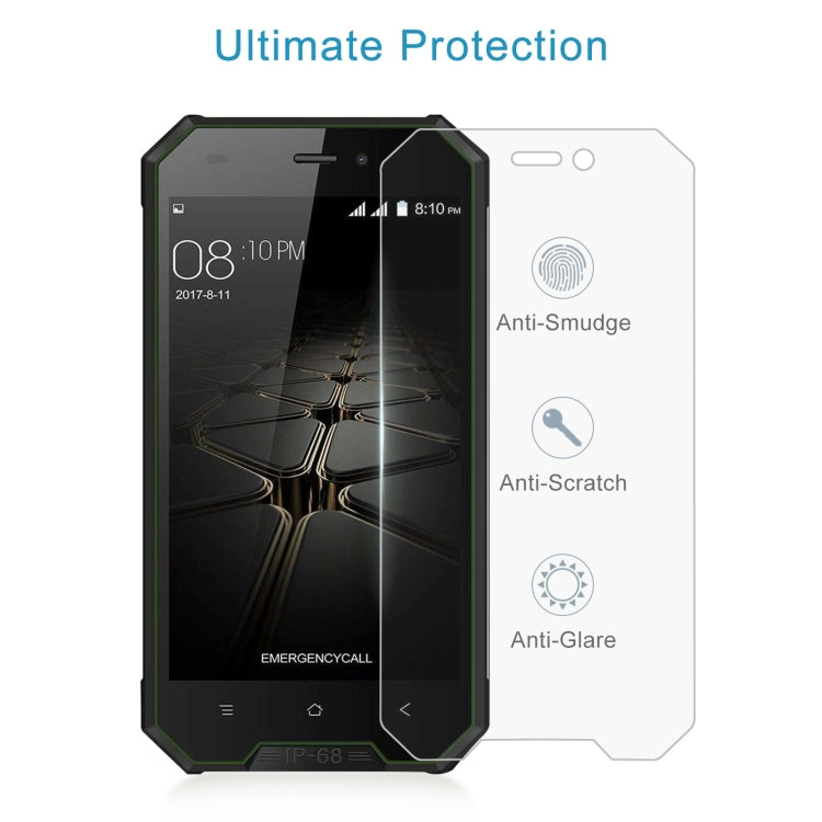 10 PCS 0.26mm 9H 2.5D Tempered Glass Film For Blackview BV4000 Pro