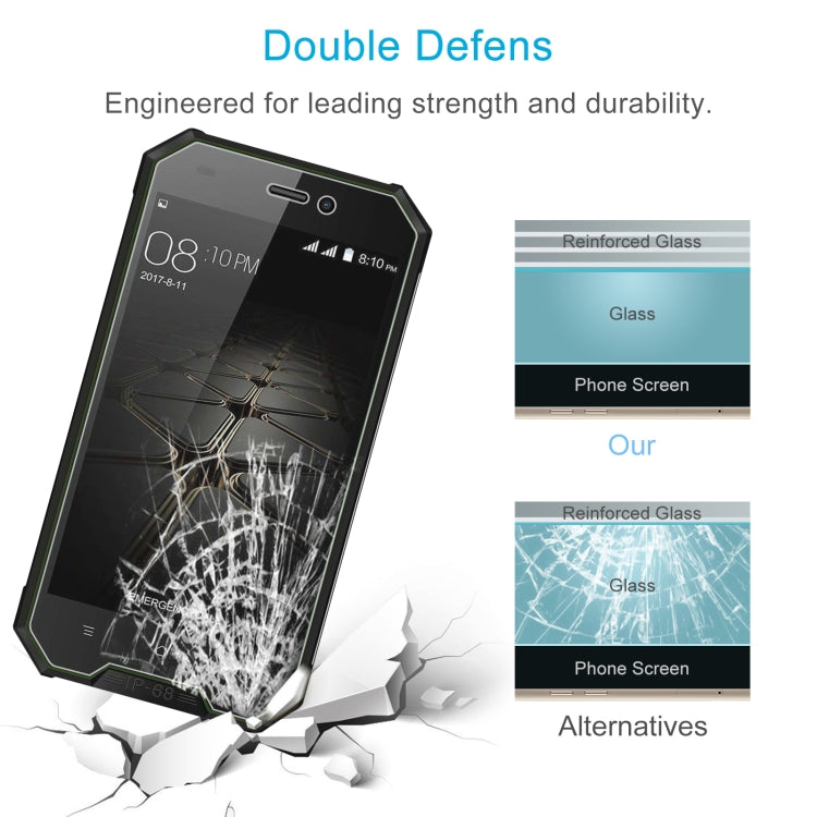 10 PCS 0.26mm 9H 2.5D Tempered Glass Film For Blackview BV4000 Pro