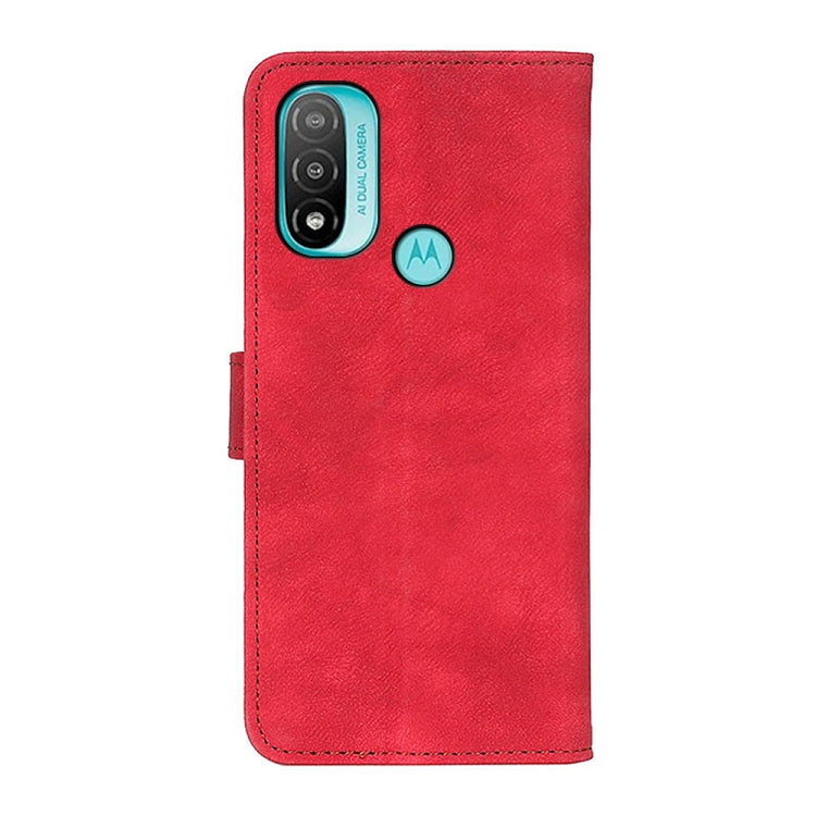 For Motorola Moto E40 / E30 / E20 Antelope Texture Magnetic Buckle Flip Leather Phone Case