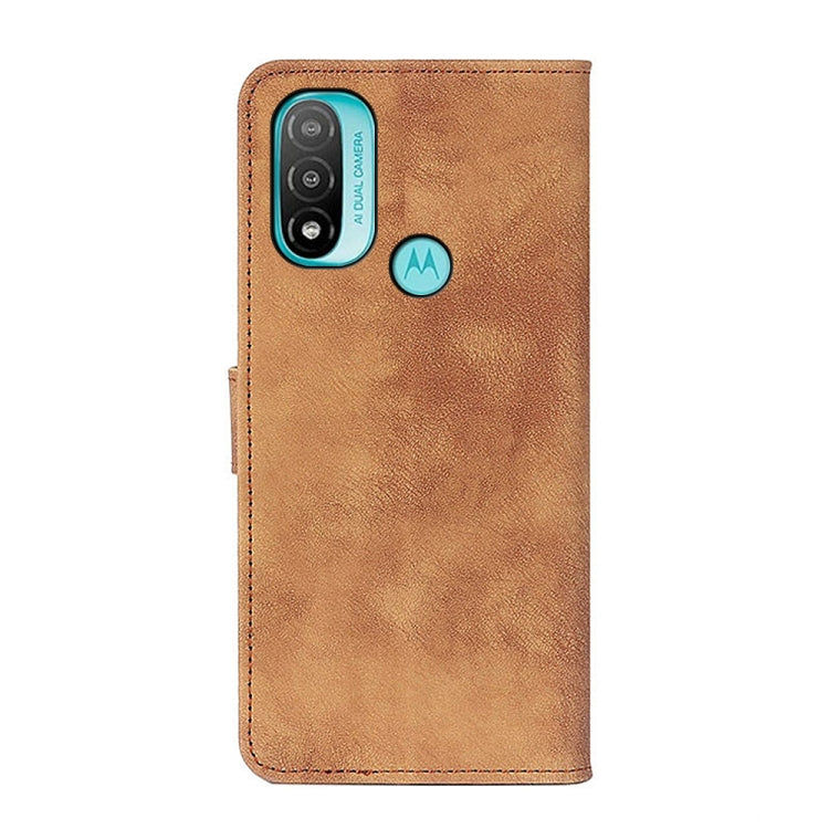 For Motorola Moto E40 / E30 / E20 Antelope Texture Magnetic Buckle Flip Leather Phone Case