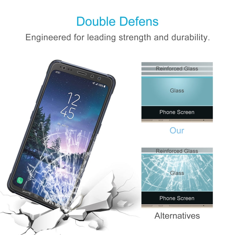 10 PCS 0.26mm 9H 2.5D Tempered Glass Film For Samsung Galaxy S8 Active