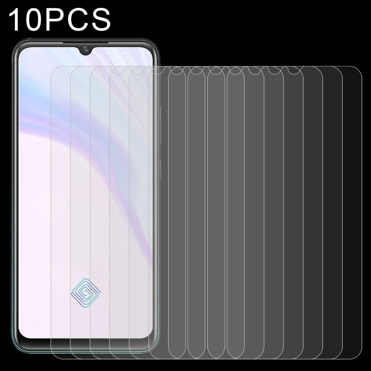 10 PCS 0.26mm 9H 2.5D Tempered Glass Film For vivo X50 Lite