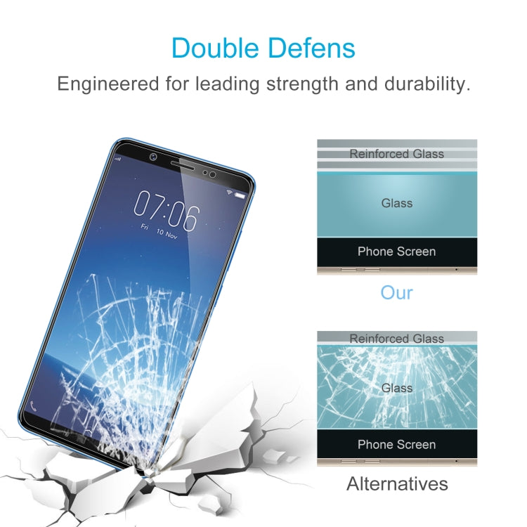 10 PCS 0.26mm 9H 2.5D Tempered Glass Film For vivo V7