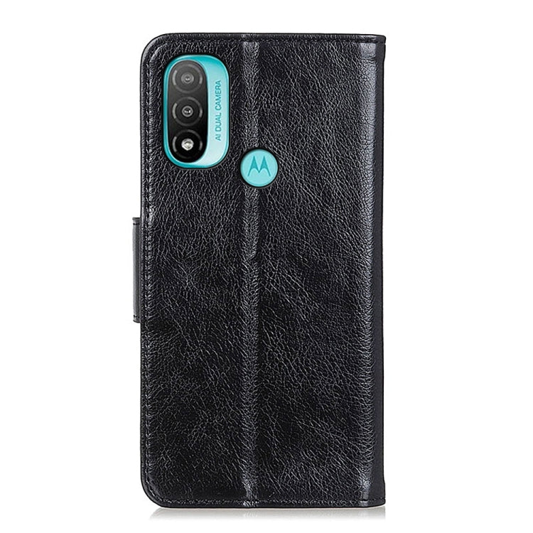 For Motorola Moto E40 / E30 / E20 Nappa Texture Horizontal Flip Leather Phone Case