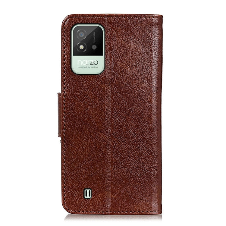 For OPPO Realme Narzo 50i Nappa Texture Horizontal Flip Leather Phone Case