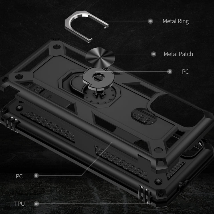 For Motorola Moto G60s Shockproof TPU + PC Phone Case with 360 Degree Rotating Holder