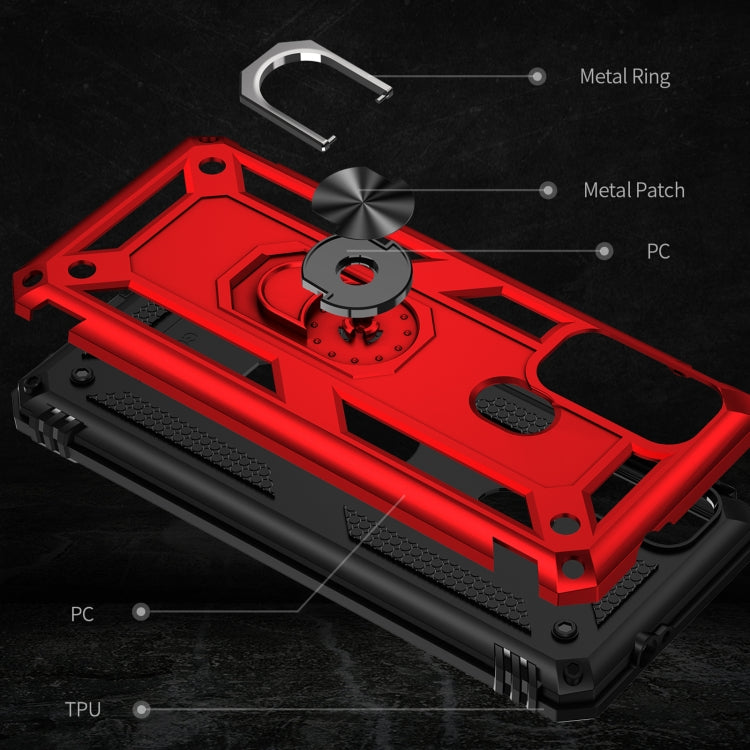 For Motorola Moto G60s Shockproof TPU + PC Phone Case with 360 Degree Rotating Holder