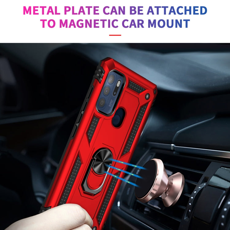For Motorola Moto G60s Shockproof TPU + PC Phone Case with 360 Degree Rotating Holder