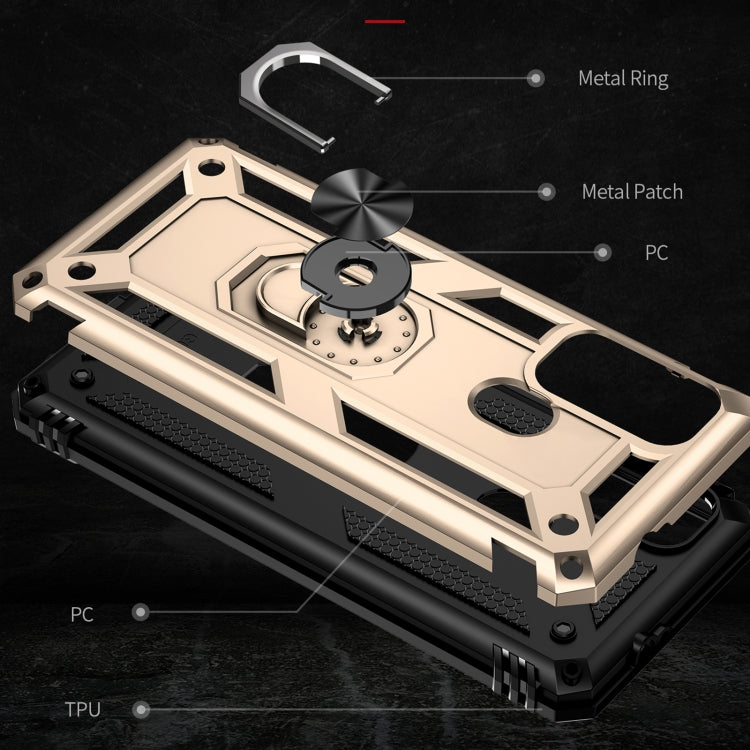 For Motorola Moto G60s Shockproof TPU + PC Phone Case with 360 Degree Rotating Holder