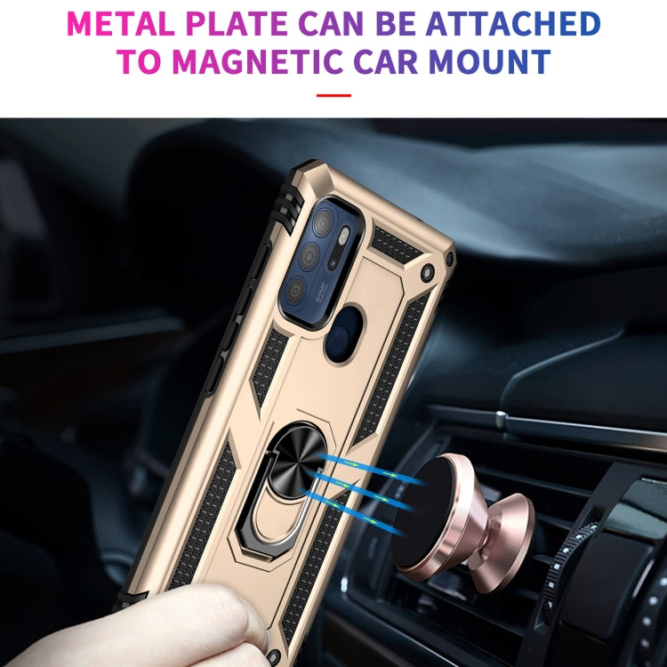 For Motorola Moto G60s Shockproof TPU + PC Phone Case with 360 Degree Rotating Holder