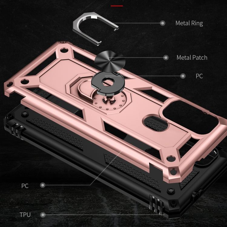 For Motorola Moto G60s Shockproof TPU + PC Phone Case with 360 Degree Rotating Holder