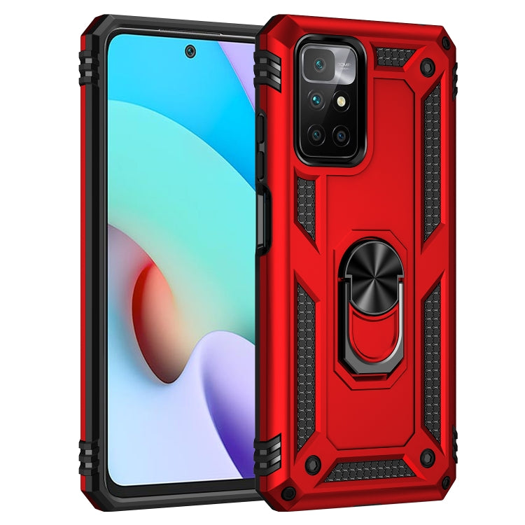 For Xiaomi Redmi 10 Shockproof TPU + PC Phone Case with 360 Degree Rotating Holder