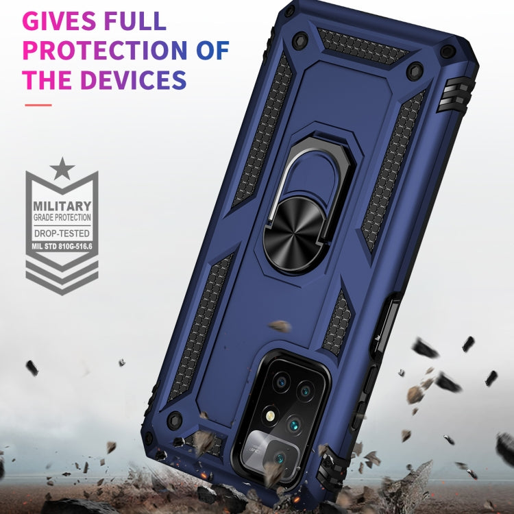 For Xiaomi Redmi 10 Shockproof TPU + PC Phone Case with 360 Degree Rotating Holder