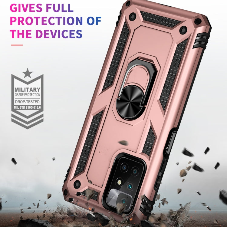 For Xiaomi Redmi 10 Shockproof TPU + PC Phone Case with 360 Degree Rotating Holder