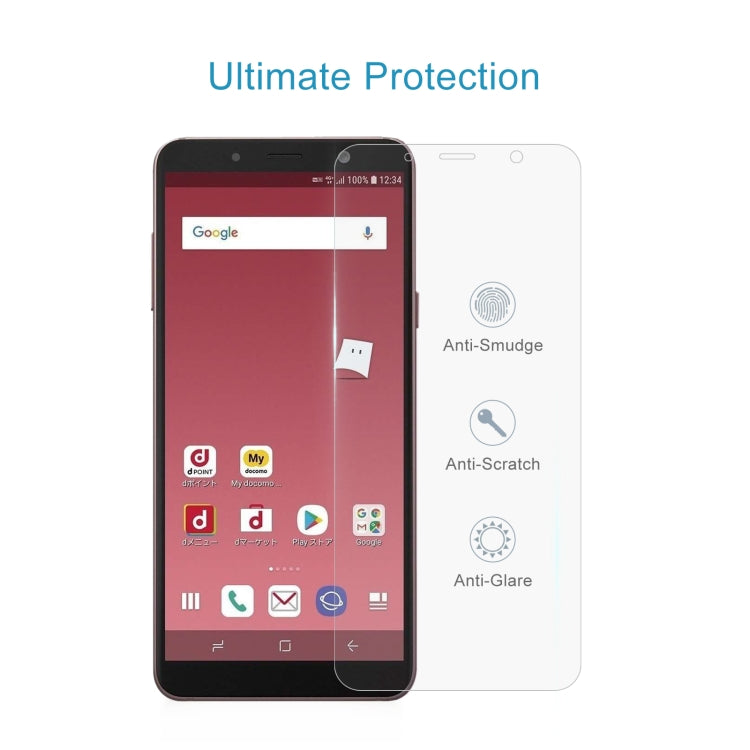 50 PCS 0.26mm 9H 2.5D Tempered Glass Film For Samsung Galaxy Feel 2