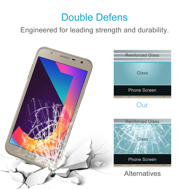 50 PCS 0.26mm 9H 2.5D Tempered Glass Film For Samsung Galaxy J7 Nxt