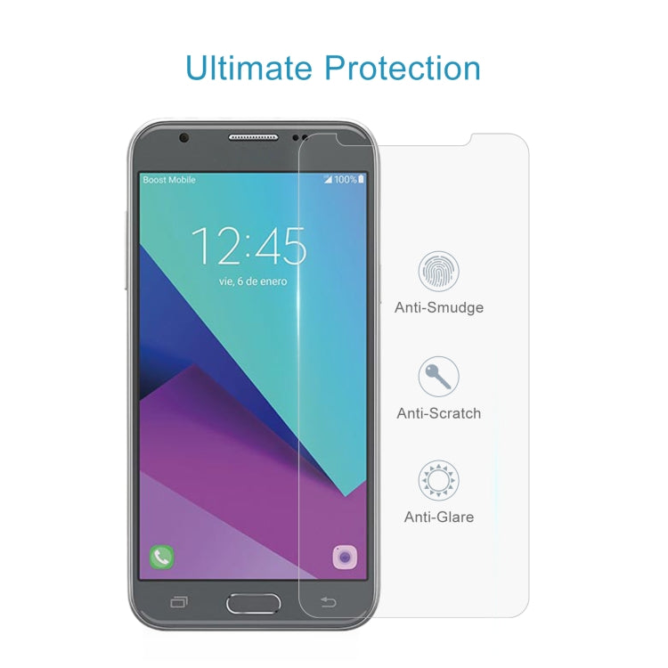 50 PCS 0.26mm 9H 2.5D Tempered Glass Film For Samsung Galaxy J3 Emerge