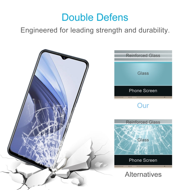 50 PCS 0.26mm 9H 2.5D Tempered Glass Film For vivo iQOO U3x
