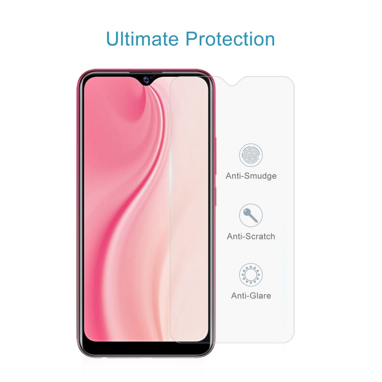 50 PCS 0.26mm 9H 2.5D Tempered Glass Film For vivo Y3s 2021 / Y54s / Y32