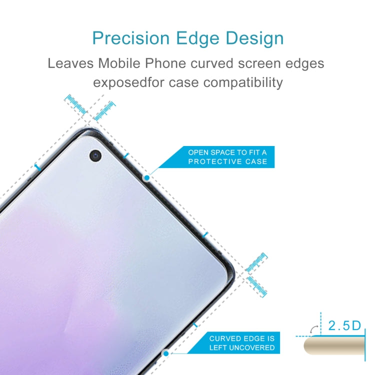 50 PCS 0.26mm 9H 2.5D Tempered Glass Film For vivo X51 5G