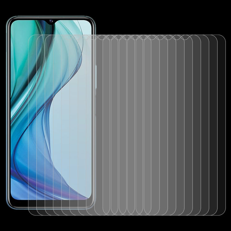 50 PCS 0.26mm 9H 2.5D Tempered Glass Film For vivo Y30 China