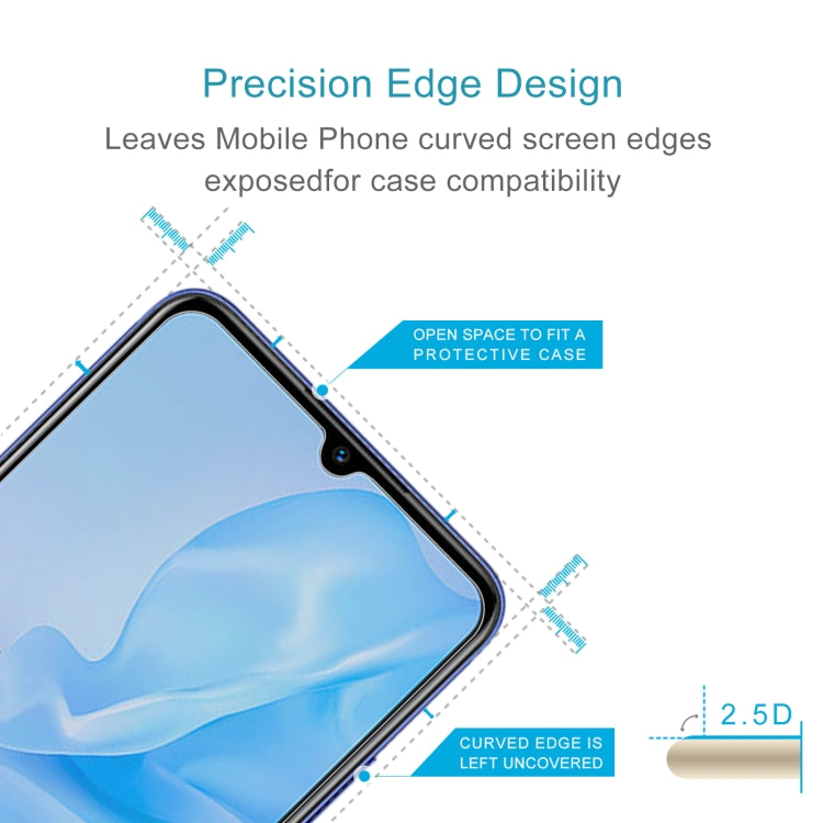 50 PCS 0.26mm 9H 2.5D Tempered Glass Film For vivo Y51 2020, September