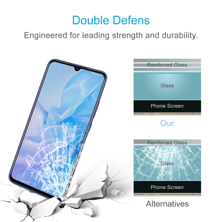 50 PCS 0.26mm 9H 2.5D Tempered Glass Film For vivo Y51 2020, September