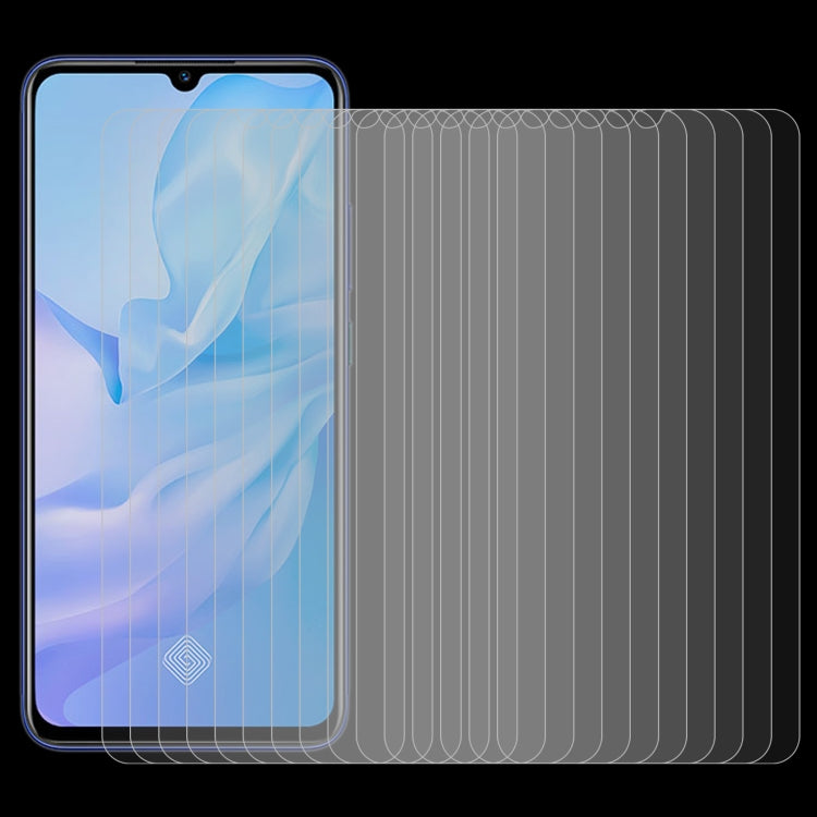 50 PCS 0.26mm 9H 2.5D Tempered Glass Film For vivo Y51 2020, September