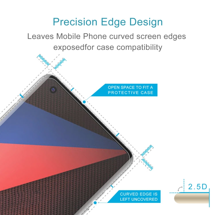 50 PCS 0.26mm 9H 2.5D Tempered Glass Film For vivo iQOO 5 Pro 5G
