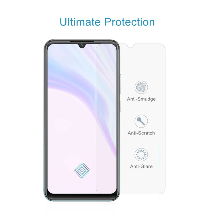 50 PCS 0.26mm 9H 2.5D Tempered Glass Film For vivo X50 Lite