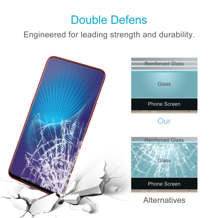 50 PCS 0.26mm 9H 2.5D Tempered Glass Film For vivo NEX