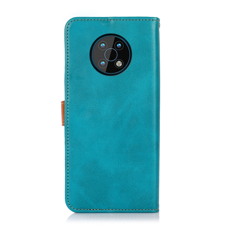 For Nokia G50 KHAZNEH Dual-color Cowhide Texture Flip Leather Phone Case