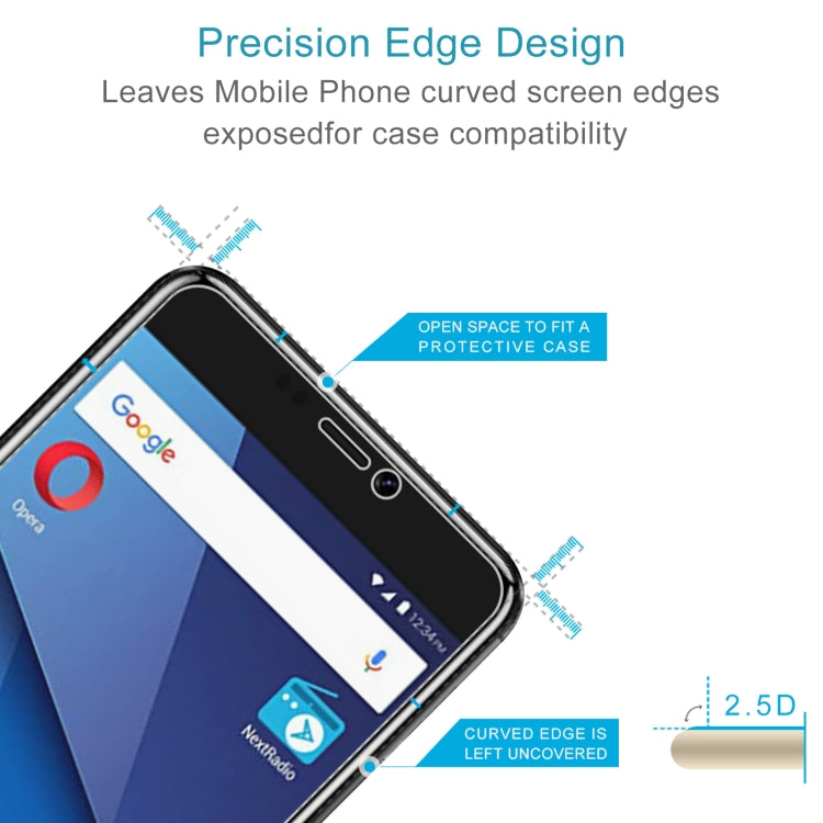 10 PCS 0.26mm 9H 2.5D Tempered Glass Film For BLU Vivo 8