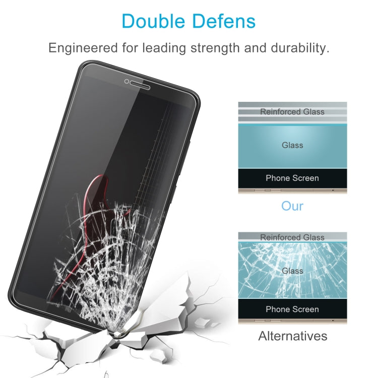 10 PCS 0.26mm 9H 2.5D Tempered Glass Film For BLUBOO D6