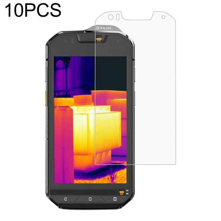 10 PCS 0.26mm 9H 2.5D Tempered Glass Film For CAT S60