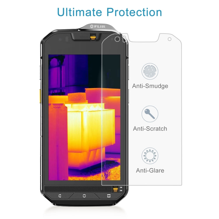 10 PCS 0.26mm 9H 2.5D Tempered Glass Film For CAT S60