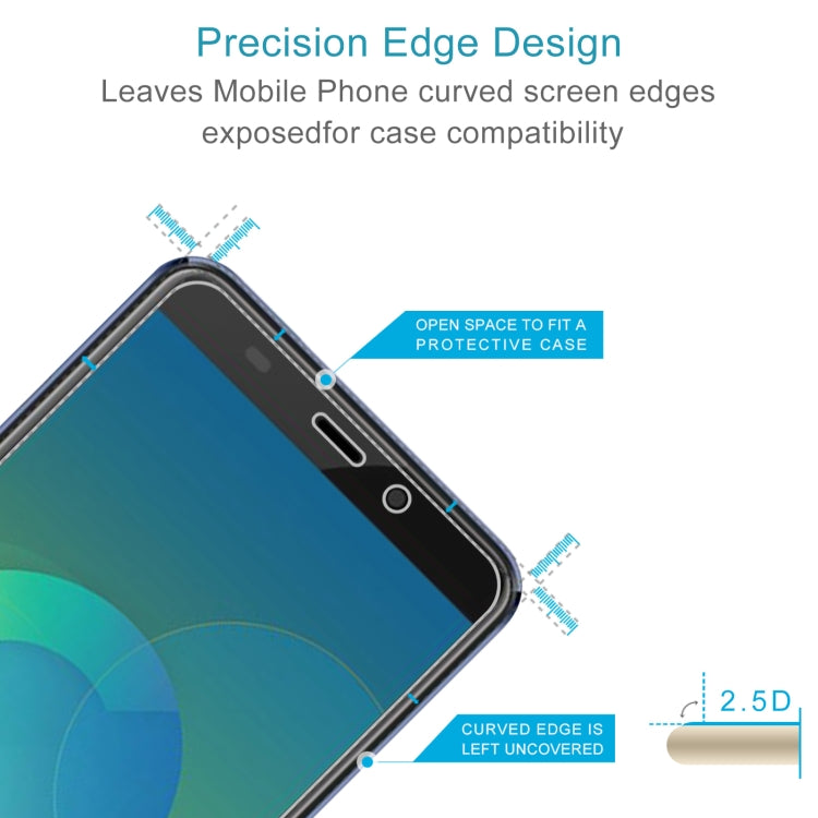 10 PCS 0.26mm 9H 2.5D Tempered Glass Film For Coolpad cool 2