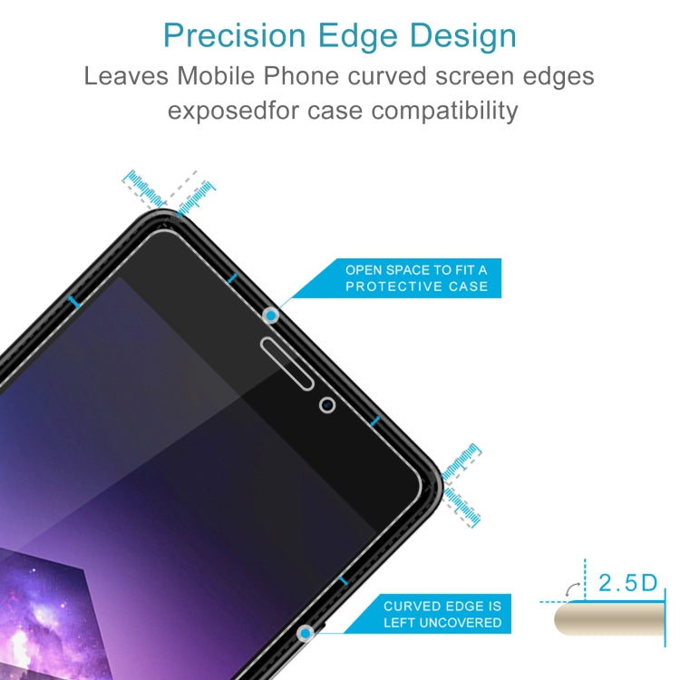 10 PCS 0.26mm 9H 2.5D Tempered Glass Film For Cubot H3