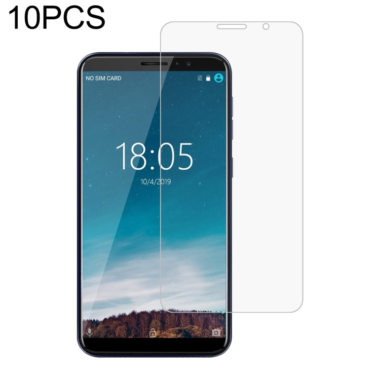 10 PCS 0.26mm 9H 2.5D Tempered Glass Film For Cubot J5