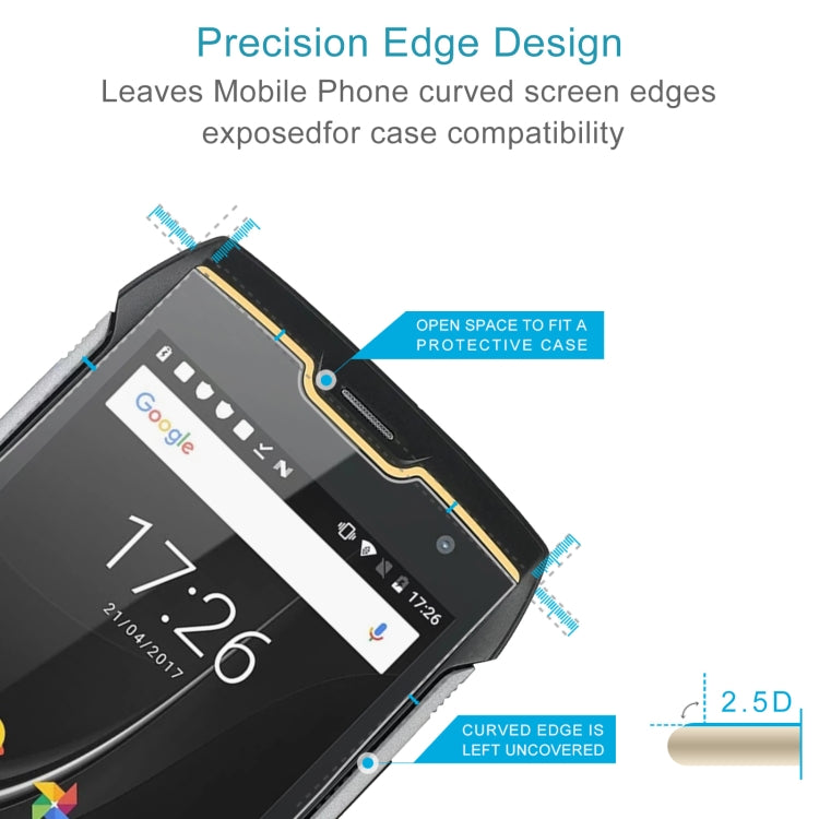 10 PCS 0.26mm 9H 2.5D Tempered Glass Film For Cubot KingKong CS