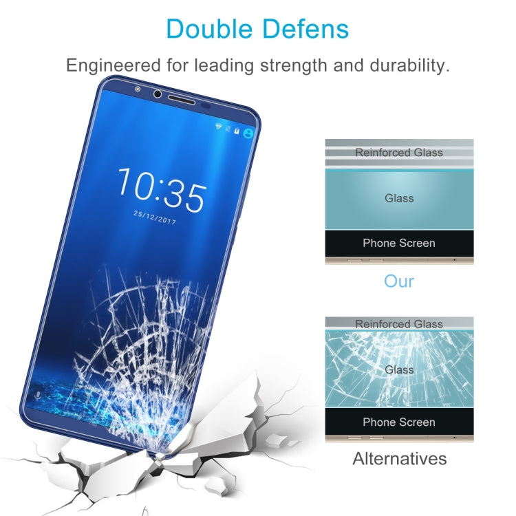 10 PCS 0.26mm 9H 2.5D Tempered Glass Film For Cubot X18 Plus