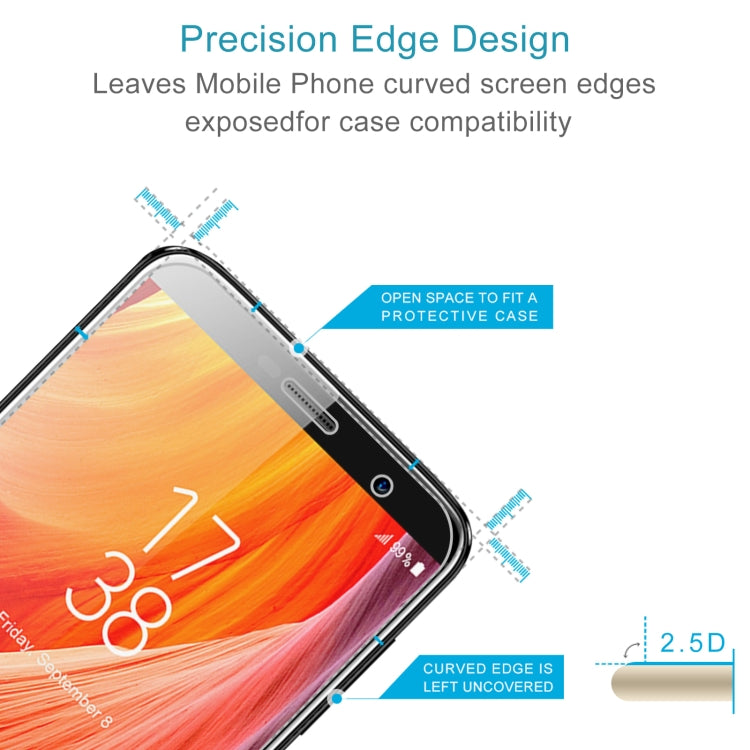 10 PCS 0.26mm 9H 2.5D Tempered Glass Film For HOMTOM S7
