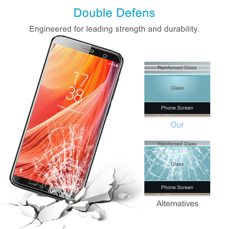 10 PCS 0.26mm 9H 2.5D Tempered Glass Film For HOMTOM S7