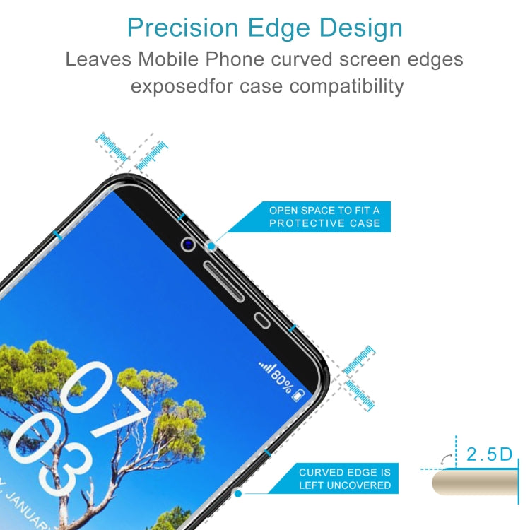 10 PCS 0.26mm 9H 2.5D Tempered Glass Film For HOMTOM S8