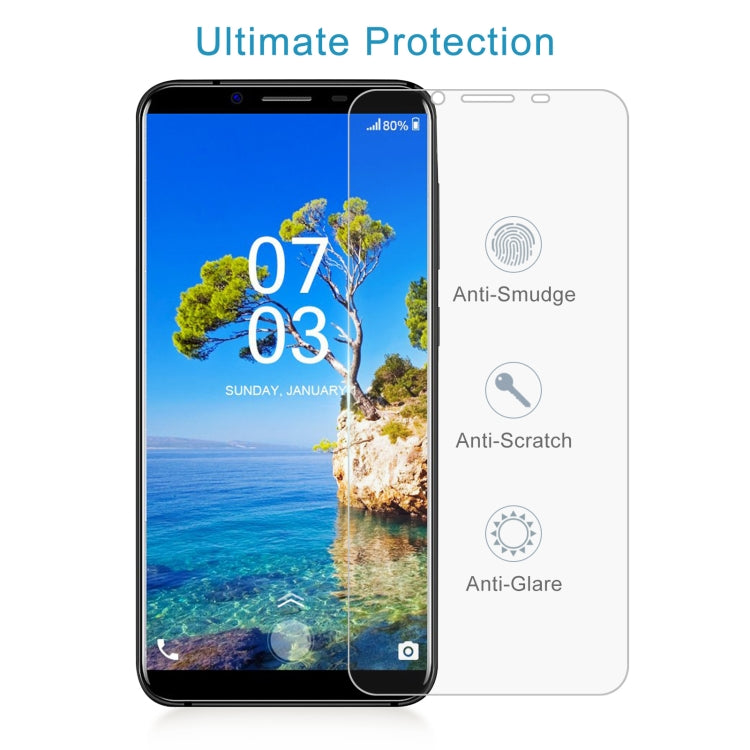 10 PCS 0.26mm 9H 2.5D Tempered Glass Film For HOMTOM S8